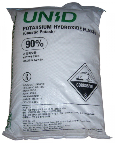 Leonardit'ten Humik Asit yapmak için Potasyum Hidroksit 25kg KOH - 0