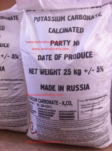 Potasyum Karbonat 5kg Yaprak Gübresi % 65 K2O - 0